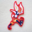 画像1: ワッペン ポケットモンスター エースバーン アイロン シール ブランド おしゃれ 大人 (1)