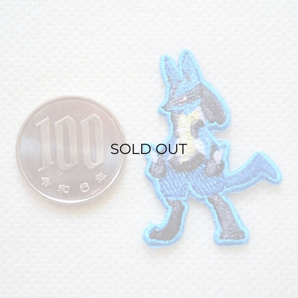 画像3: ポケモン ポケットモンスター ワッペン ルカリオ アイロン シール 刺繍 キャラクターグッズ 入園準備 入学準備 (3)