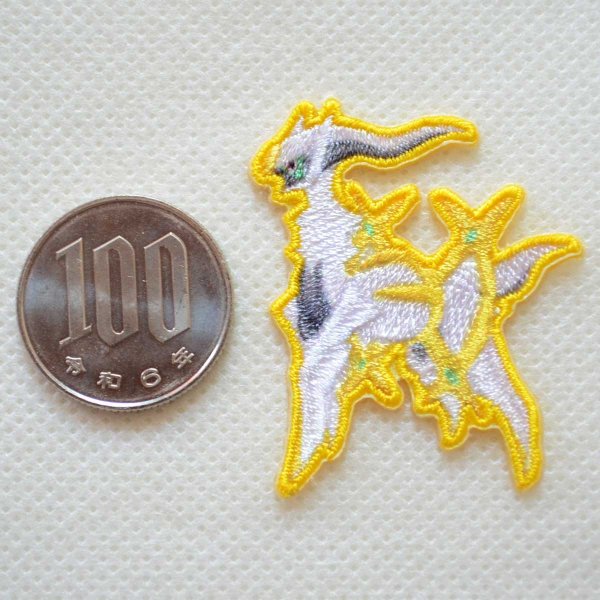 画像3: ポケモン アルセウス ワッペン アップリケ アイロン シール 刺繍 ポケットモンスター キャラクターグッズ 入園準備 入学準備 (3)