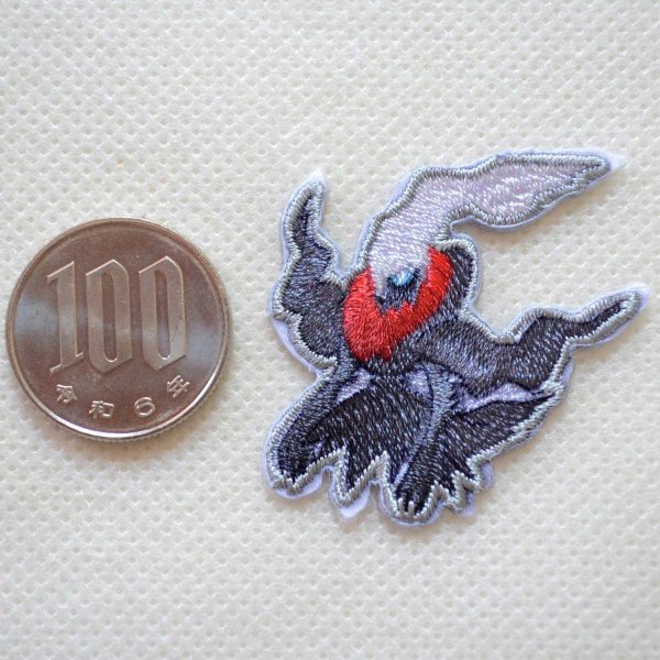 画像3: ポケモン ポケットモンスター ダークライ ワッペン アイロン シール 刺繍 キャラクターグッズ 入園準備 入学準備 (3)