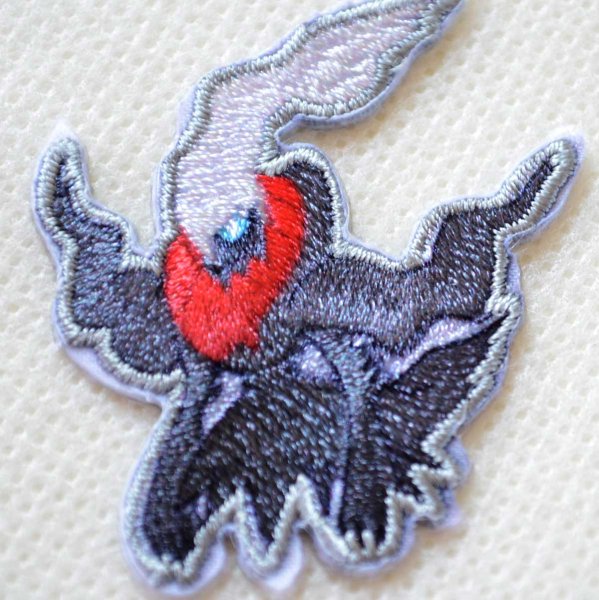画像2: ポケモン ポケットモンスター ダークライ ワッペン アイロン シール 刺繍 キャラクターグッズ 入園準備 入学準備 (2)