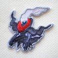 画像1: ポケモン ポケットモンスター ダークライ ワッペン アイロン シール 刺繍 キャラクターグッズ 入園準備 入学準備 (1)