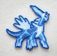 画像1: ポケモン ポケットモンスター ディアルガ ワッペン アイロン シール 刺繍 キャラクターグッズ 入園準備 入学準備 (1)
