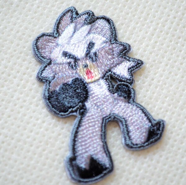 画像2: ポケモン ダクマ ワッペン アップリケ アイロン シール 刺繍 ポケットモンスター キャラクターグッズ 入園準備 入学準備 (2)