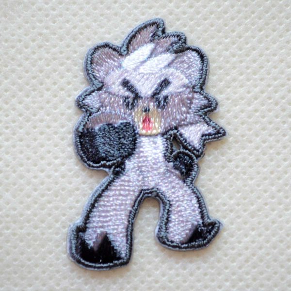 画像1: ポケモン ダクマ ワッペン アップリケ アイロン シール 刺繍 ポケットモンスター キャラクターグッズ 入園準備 入学準備 (1)