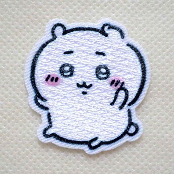 画像1: ちいかわ ワッペン 刺繍 アイロン・シール両用タイプ｜入園・通園グッズにおすすめ♪ (1)