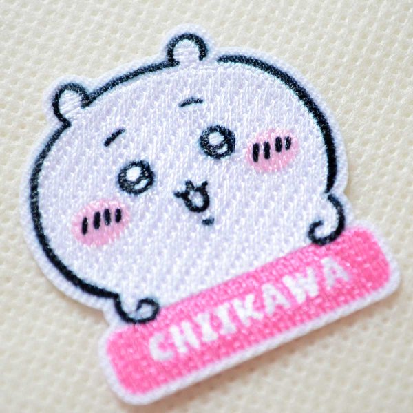 画像2: ちいかわ ワッペン お名前 アルファベット 刺繍 アイロン・シール両用タイプ｜入園・通園グッズにおすすめ♪ (2)