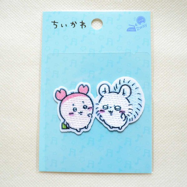 画像3: ちいかわ モモンガ 古本屋 ワッペン 刺繍 アイロン・シール両用タイプ|入園・ 通園グッズにおすすめ♪ (3)