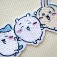 画像2: ちいかわ ハチワレ うさぎ ワッペン 刺繍 アイロン・シール両用タイプ｜入園・ 通園グッズにおすすめ♪ (2)