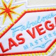 画像2: ネオンサイン風 ラスベガス 刺繍ワッペン USAモチーフ おしゃれファッションワッペン アイロン接着 (2)