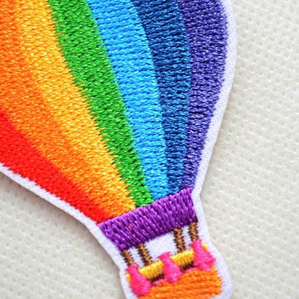 画像2: かわいい 気球 ワッペン アイロン接着 手芸・ハンドメイド用 (2)