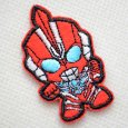 画像2: ウルトラマンオメガ ワッペン シール＆アイロン両用タイプ 刺繍ワッペン キャラクター 手芸パーツ (2)