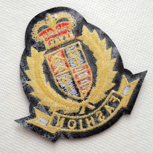 画像3: 王冠エンブレム ワッペン FASHION 紋章風 アイロン接着タイプ デザイン (3)