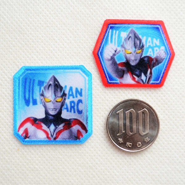 画像4: ウルトラマンアーク ワッペン シール・アイロン両用タイプ 2枚セット ウルトラヒーローシリーズ刺繍ワッペン (4)