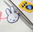 画像2: ミッフィー 2WAYワッペン MIFFY＆MUSIC（音楽）シール・アイロン両用タイプ アップリケ キャラクター グッズ ライン (2)