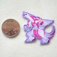 画像3: ポケモン ワッペン パルキア シール・アイロン両用タイプ アップリケ 伝説のポケモン キャラクター グッズ (3)