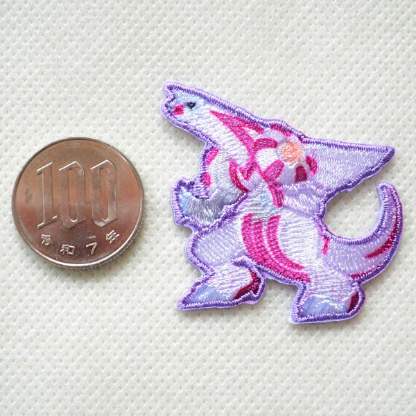 画像3: ポケモン ワッペン パルキア シール・アイロン両用タイプ アップリケ 伝説のポケモン キャラクター グッズ (3)