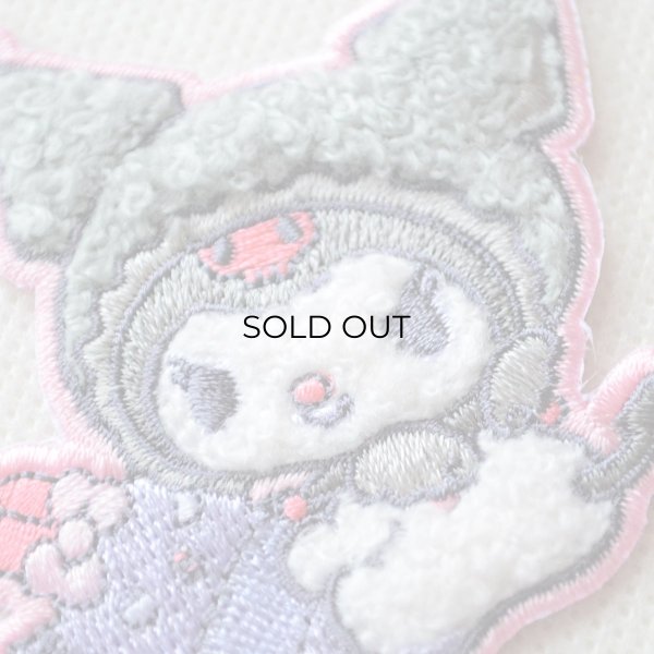 画像2: クロミ 2WAYワッペン（マイメロディ＆クロミ アニバーサリー）サガラ刺繍 シール・アイロン両用 サンリオ グッズ (2)