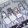 画像2: ムーミン ワッペン（ムーミン一家 集合）2WAY シール・アイロン両用 刺繍 キャラクター アップリケ パパ ママ スノークのおじょうさん 北欧 (2)