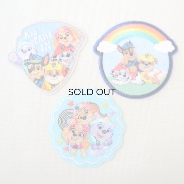 画像5: パウ・パトロール 2WAYワッペン（オール・パウズ・イン）アイロン接着＆シール両用 パウパト グッズ アップリケ 入園入学準備 チェイス マーシャル ラブル スカイ エベレスト (5)