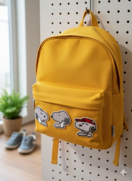 画像2: スヌーピー ワッペン 刺繍 シール・アイロン両用 2WAYワッペン（PEANUTS）3個入り アップリケ 入園 入学 準備 手作り ハンドメイド キャラクター (2)