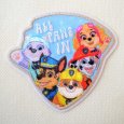 画像1: パウ・パトロール 2WAYワッペン（オール・パウズ・イン）アイロン接着＆シール両用 パウパト グッズ アップリケ 入園入学準備 チェイス マーシャル ラブル スカイ エベレスト (1)