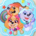 画像3: パウ・パトロール ワッペン アップリケ（スカイ エベレスト リバティ）アイロン接着 シール 両用 キャラクター パウパト グッズ 手芸 入園 入学 (3)