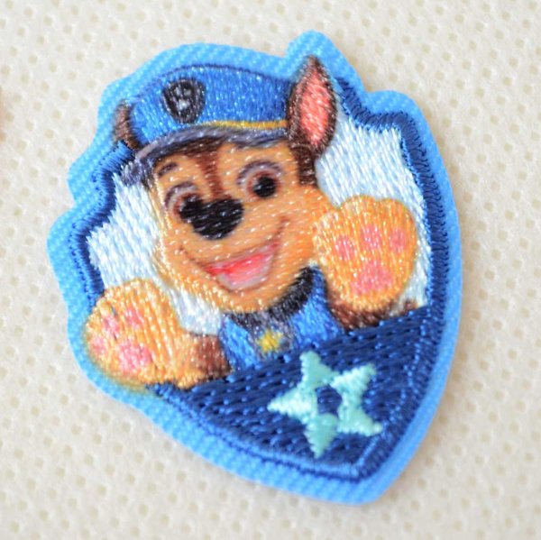 画像4: パウパトロール ワッペン アイロン シール 両用 キャラクター アップリケ 2WAY バンザイ パウパト グッズ チェイス マーシャル 入園 入学 刺繍け (4)