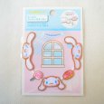 画像6: サンリオ シナモロール ラインワッペン 襟元 デコシール ＆ アイロン接着 両用 2WAY アップリケ 幼稚園 保育園 入園準備 女の子 刺繍 スイーツ ドーナツ (6)