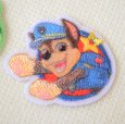 画像4: パウパトロール ワッペン 2WAY チェイス ロッキー シール アイロン 両用 パウパト アップリケ キャラクター 入園準備 男の子 刺繍 (4)