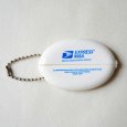 画像2: USPS EXPRESS MAIL ラバーコインケース ホワイト 小銭入れ キーホルダー アメリカン雑貨 (2)