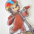 画像3: おさるのジョージ 刺繍ワッペン キックスケーター 2WAY シール アイロン両用 キャラクター (3)