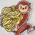 画像3: おさるのジョージ ワッペン シール アイロン 両用 2WAY アップリケ キャラクター バナナ グッズ 入園 入学 男の子 女の子 (3)