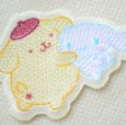 画像3: サンリオ ワッペン プリン・シナモロール ペア柄 シール・アイロン両用 パイオニア SCW77 (3)