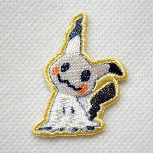 画像1: ポケットモンスター シール アイロン 両用ワッペン ミミッキュ ポケモン パッチ キャラクター アップリケ POS038 (1)