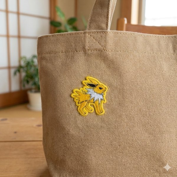 画像2: ポケットモンスター ワッペン サンダース シール・アイロン両用 稲垣服飾 ポケモン POS036 (2)