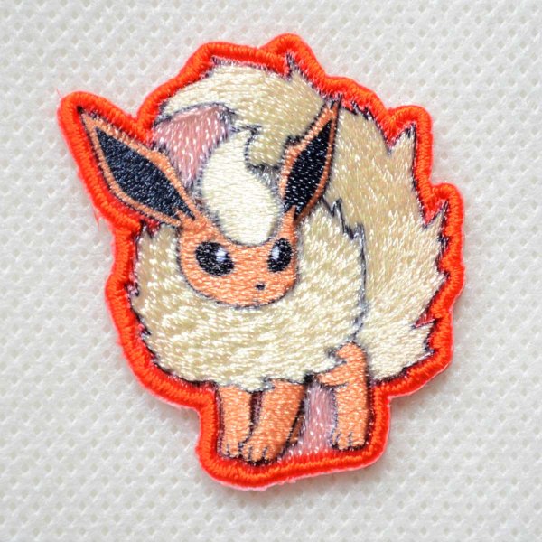 画像1: ポケットモンスター シール アイロン 両用ワッペン ブースター ポケモン パッチ キャラクター アップリケ POS037 (1)