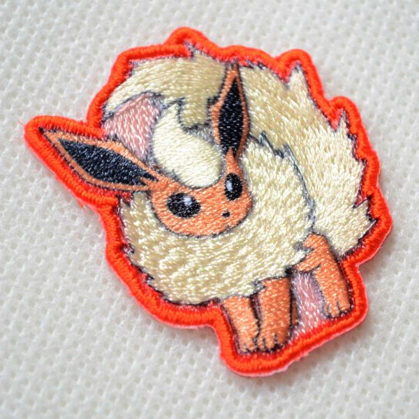 画像2: ポケットモンスター シール アイロン 両用ワッペン ブースター ポケモン パッチ キャラクター アップリケ POS037 (2)