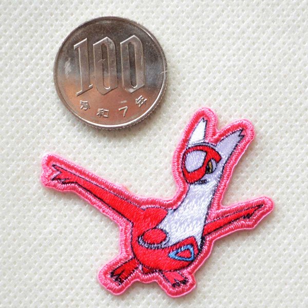 画像4: ポケモン シールワッペン ラティアス POS040 アイロン接着 両用タイプ 稲垣服飾 ポケットモンスター アップリケ キャラクター グッズ (4)