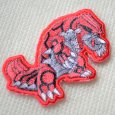 画像3: ポケモン シールワッペン グラードン POS041 アイロン接着 両用タイプ 稲垣服飾 ポケットモンスター アップリケ キャラクター グッズ (3)