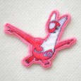 画像1: ポケモン シールワッペン ラティアス POS040 アイロン接着 両用タイプ 稲垣服飾 ポケットモンスター アップリケ キャラクター グッズ (1)