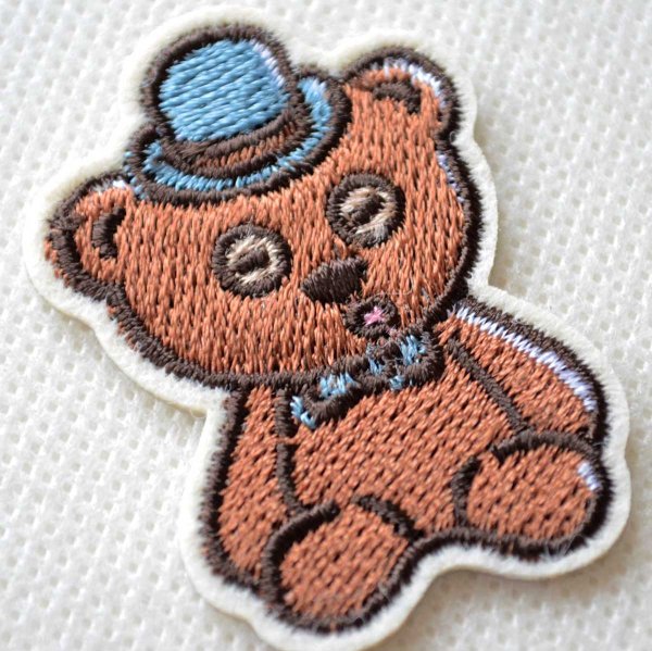 画像5: ミニオンズ ティム ワッペン 大 2個セット U01Y2901 シール アイロン 両用 2WAY キャラクター くま 刺繍 アップリケ 入園 入学 (5)