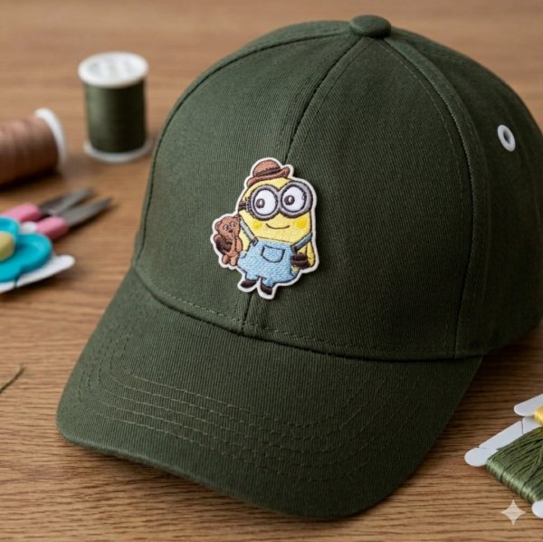 画像3: ミニオンズ ボブ ティム ワッペン U01Y2904 シール アイロン 両用 2WAY キャラクター 全身 刺繍 アップリケ 入園 入学 (3)
