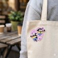 画像2: 怪盗グルーのミニオン超変身 ミニオンズ ハート型 ワッペン 刺繍 シール＆アイロン 2WAY キャラクターグッズ (2)