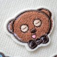 画像6: ミニオンズ ティム ワッペン 大 顔 3個セット U01Y2902 シール アイロン 両用 2WAY キャラクター くま 刺繍 アップリケ 入園 入学 (6)