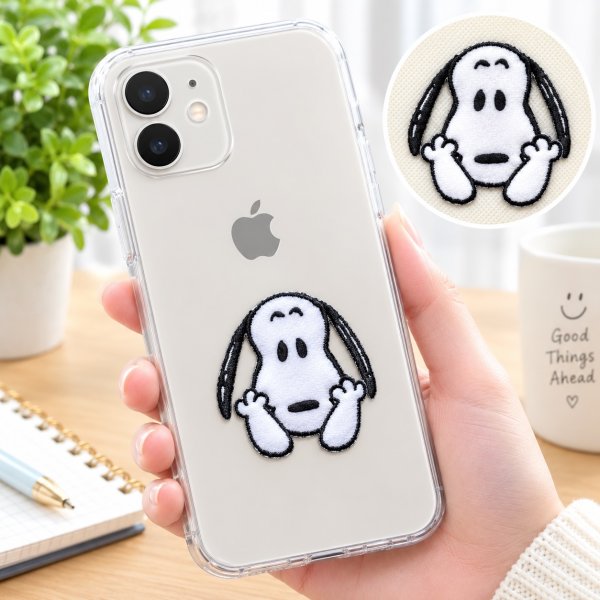 画像3: ヴィンテージ スヌーピー ワッペン PEANUTS レトロ シール アイロン接着 両用 ピーナッツ キャラクター アップリケ グッズ ハンドメイド (3)