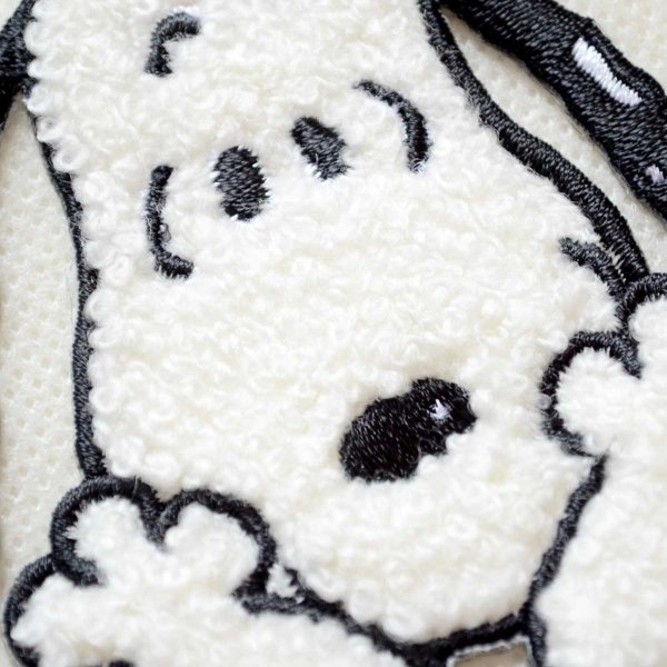 画像4: スヌーピー ワッペン PEANUTS ピーナッツ シール アイロン接着 両用 サガラ刺繍 アップリケ キャラクター グッズ かわいい ハンドメイド  (4)
