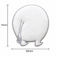 画像4: ムーミン ワッペン うさぎ お尻 うしろ姿 MOOMIN シール アイロン接着 両用 2WAY アップリケ キャラクター グッズ かわいい 手芸 (4)