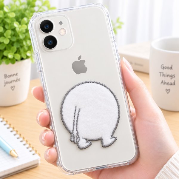 画像3: ムーミン ワッペン うさぎ お尻 うしろ姿 MOOMIN シール アイロン接着 両用 2WAY アップリケ キャラクター グッズ かわいい 手芸 (3)