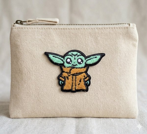 画像3: スターウォーズ マンダロリアン グローグー ワッペン 2WAY シール アイロン 両用 刺繍 キャラクター アップリケ ディズニー (3)